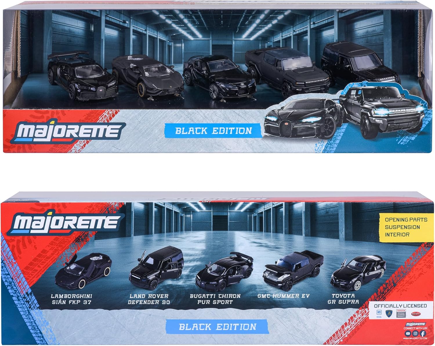 Majorette - Black Edition 5 Pieces Giftpack (8502005000)