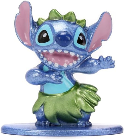 Jada Toys Disney Stitch figuren (3 stuks) - set van 3 verzamelfiguren van Lilo & Stitch (Stitch, Hula Stitch, Surfer Stitch), nano-metalen figuren voor fans en kinderen vanaf 8 jaar, elk 4 cm