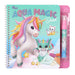 Depesche 14085 Ylvi Aqua Magic Book - Colouring Book with 5 Pages of Magic Unicorn Motifs for Colouring with Water, Includes Water Pen for Refilling