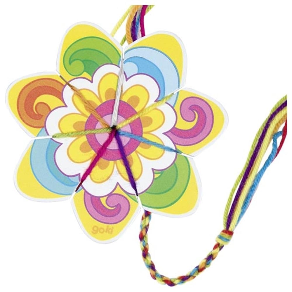 Goki knitting toy flower and butterfly creative handicraft