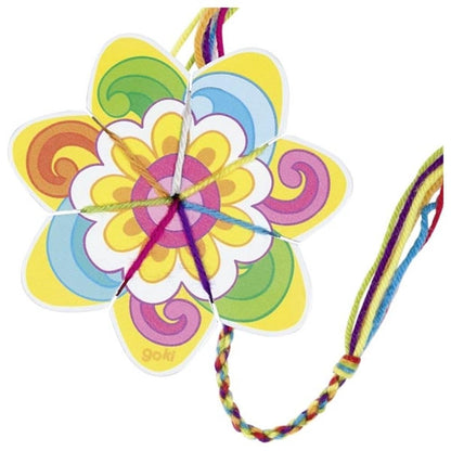 Goki knitting toy flower and butterfly creative handicraft