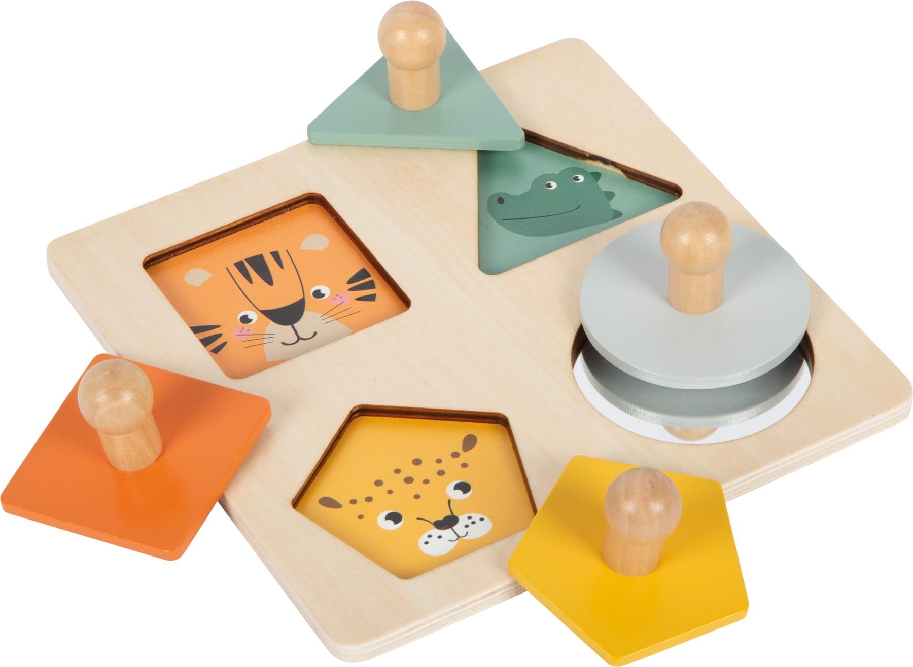 Small Foot - Small Foot - Houten Vormen Montessori Puzzel FSC