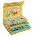 Undercover - Peppa Pig schilderkoffer 44-delig – creatieve kinderset met 3 vakken vol schilderplezier – waxschilder kleurpotloden postersticker – voor kinderen vanaf 3 jaar, roze