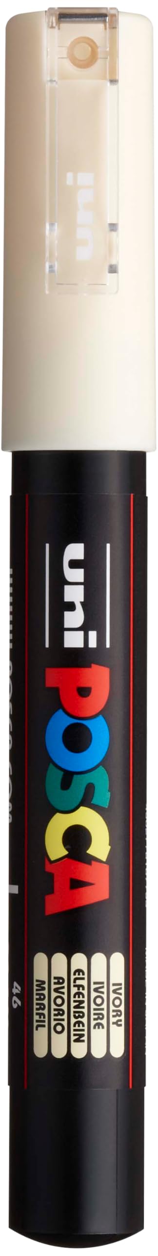 Uni Posca - Uni Posca Verfmarker 1MC Ivoor - Conische punt - 1 mm