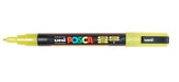 Uni Posca - Uni Posca PC3M Verfmarker Glitter Geel - ronde punt tot 13 mm