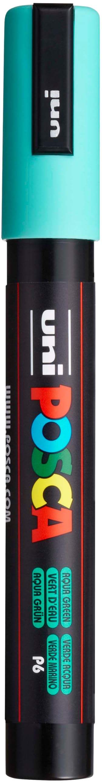 Uni Posca - Uni Posca Verfmarker PC5M Aqua Groen - conische punt 25 mm