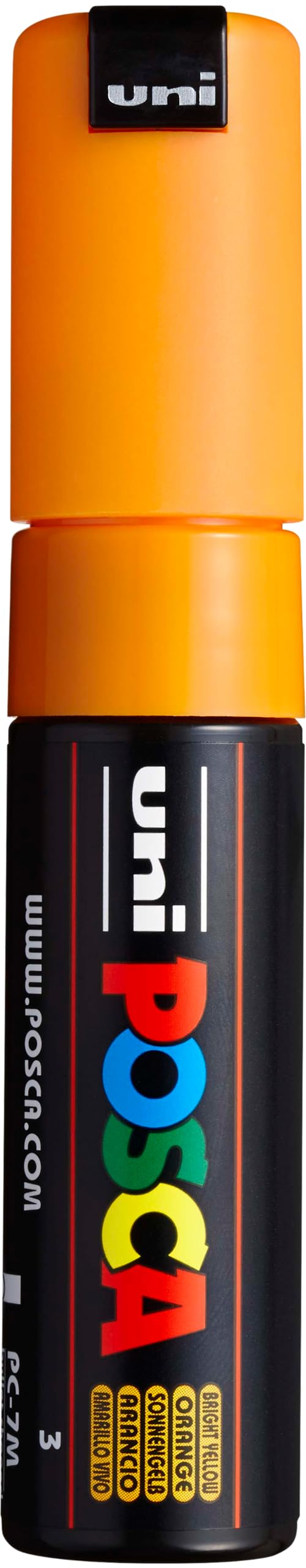 Uni Posca - Uni Posca Verfmarker 7M Oranje - conische punt 45mm