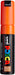 Uni Posca - Uni Posca Verfmarker 7M Donkeroranje - conische punt 45mm