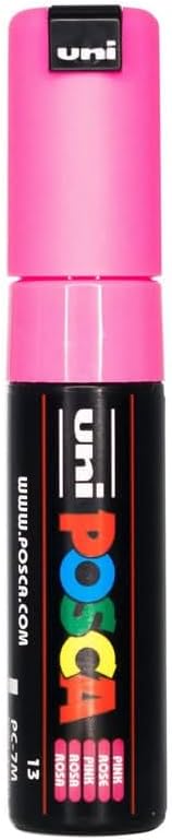 Uni Posca - Uni Posca Verfmarker 7M Roze - conische punt