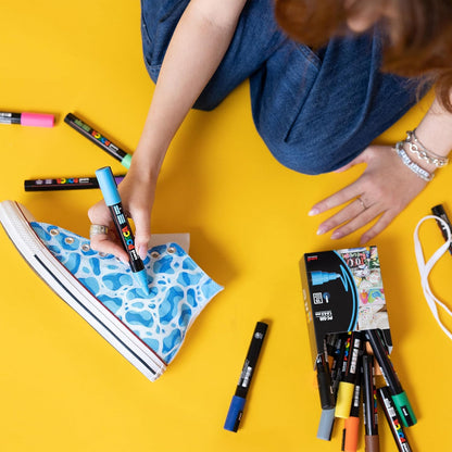Uni Posca - Uni Posca Verfmarker 7M Grijs - conische punt 45mm