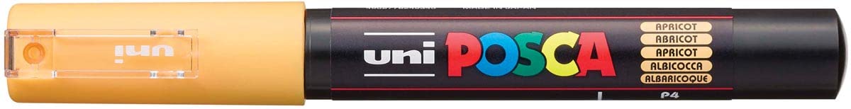 Uni Posca - Uni Posca Verfmarker 1MC Abrikoos - Conische punt - 1 mm