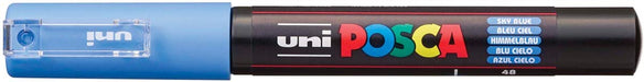 Uni Posca - Uni Posca Verfmarker 1MC Hemelblauw- Conische punt - 1 mm