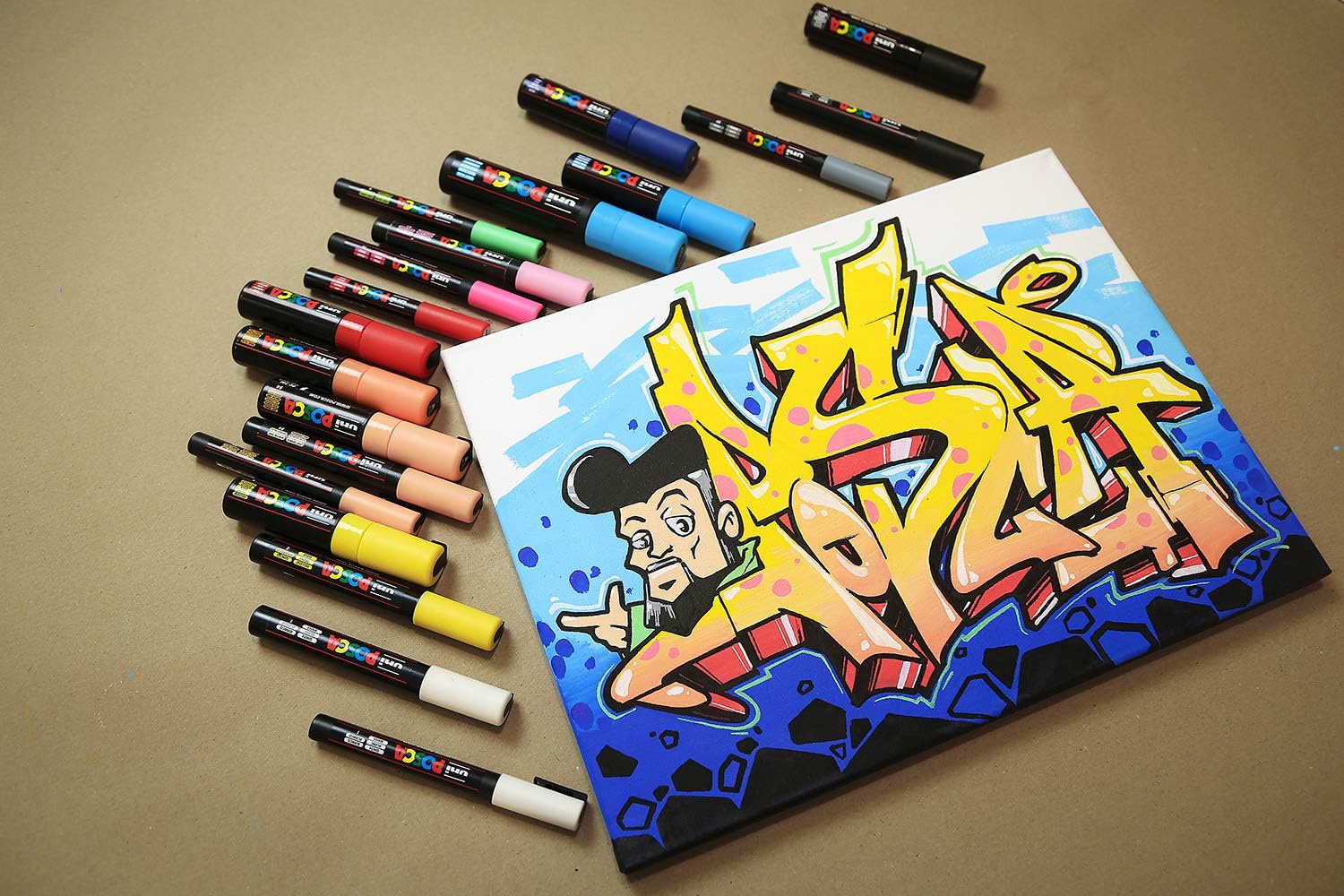 Uni Posca - Uni Posca Marker PC-1MR Aqua Groen - Extra Fine 07mm