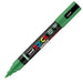 POSCA Mitsubishi Pencil PC5BR Marker, middelgroot, semi-flexibel, verf op waterbasis, alle ondergronden, donkergroen