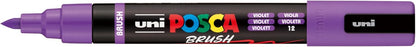 Uni Posca - Uni Posca Brushmarker PC5BR Violet - Brushpunt 1-4 mm