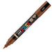 POSCA Mitsubishi Pencil PC5BR Marker, middelgroot, semi-flexibel, verf op waterbasis, alle ondergronden, bruin