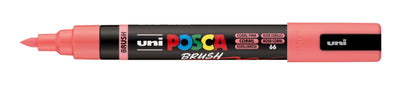 Uni Posca - Uni Posca Brushmarker PC5BR Koraalroze - Brushpunt 1-4 mm