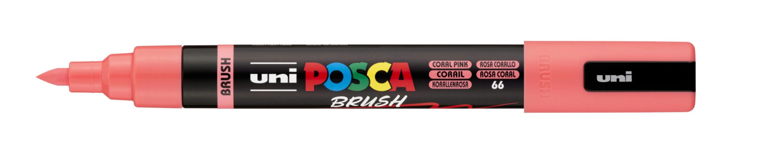 Uni Posca - Uni Posca Brushmarker PC5BR Koraalroze - Brushpunt 1-4 mm