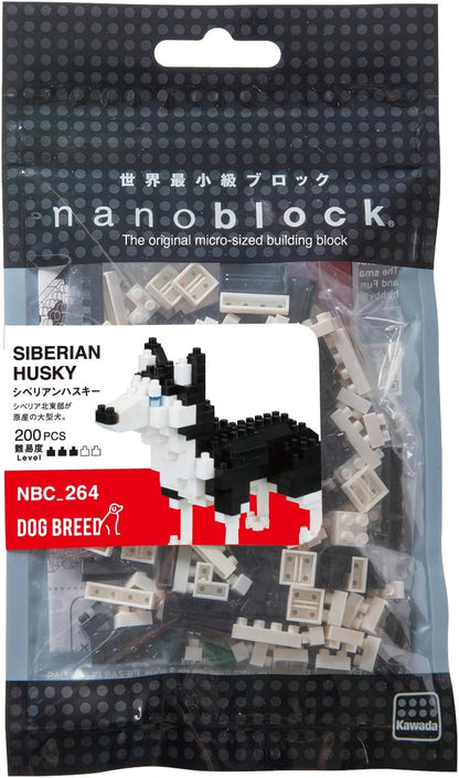 Nano Block Bouwset Husky - 200st.