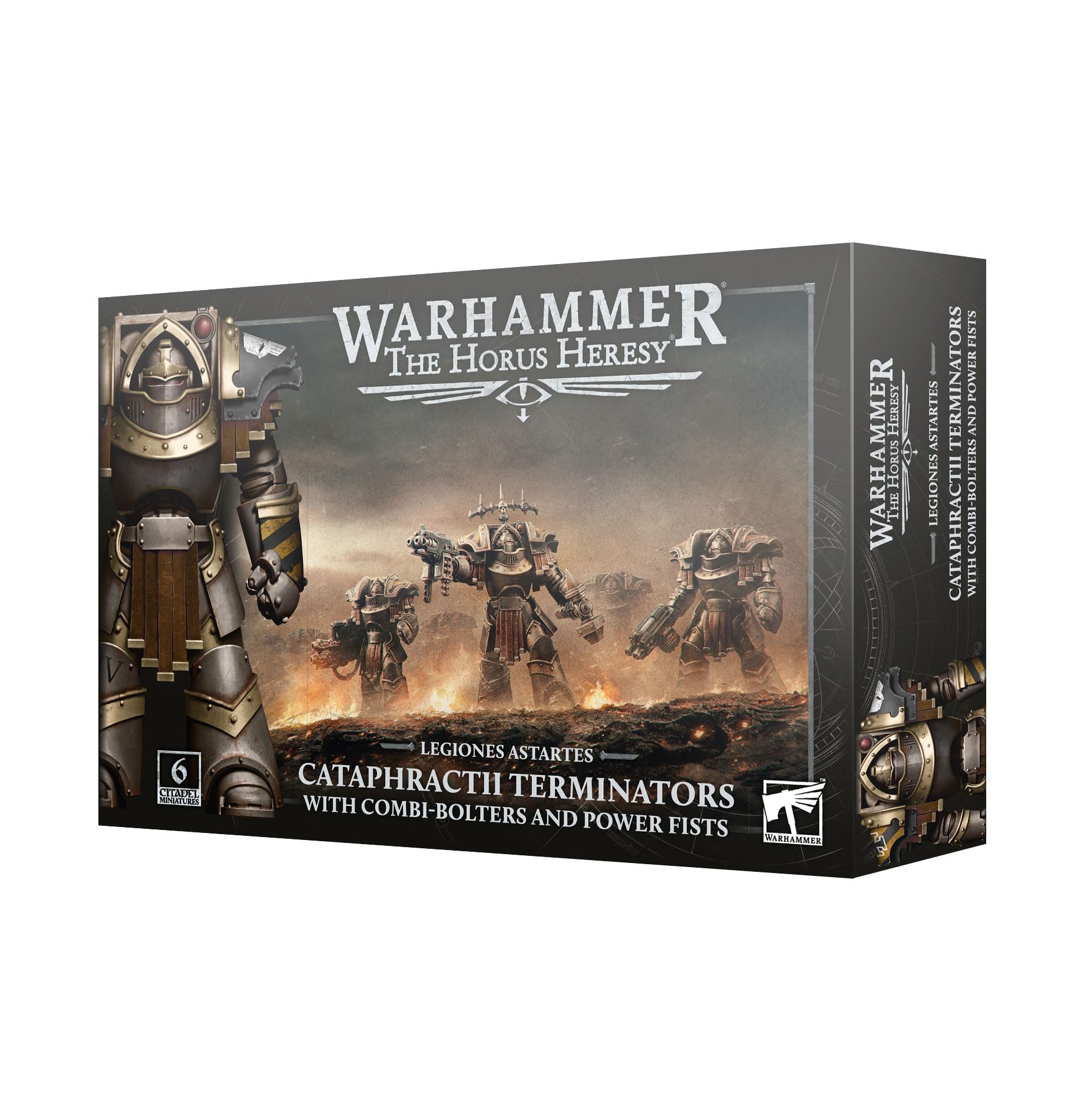 Games Workshop - Warhammer - Horus Heresy - Legiones Astartes: Cataphractii Terminators with Combi Bolters and Power Fists