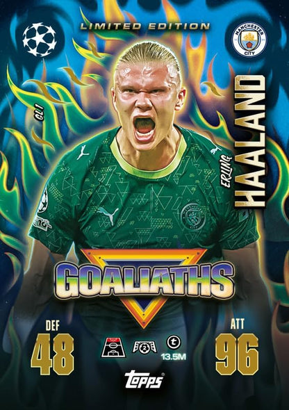 Topps UCC Match Attax Extra 2026 - Mega Tin - Goliaths - Enthält 48 Karten, darunter 3 Goliaths LE Karten