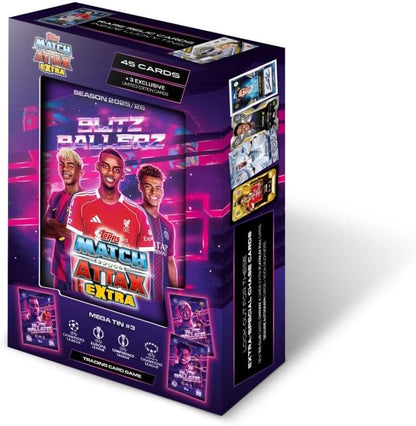 Topps UCC Match Attax Extra 2026 - Mega Tin - Goliaths - contains 48 cards including 3 Goliaths LE cards.