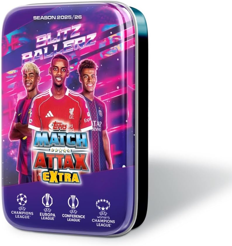 Topps UCC Match Attax Extra 2026 - Mega Tin - Goliaths - contains 48 cards including 3 Goliaths LE cards.