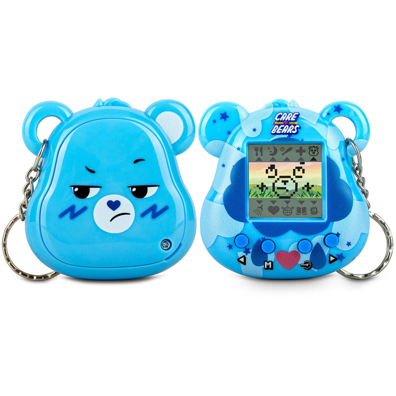 Care Bears Digital Pet - Grumpy Bear Cyber Pet with Care Features, 1.4” Inch Screen, Handheld Interactive Virtual Pets for Kids, Collectible Electronic Toy, Battery Included