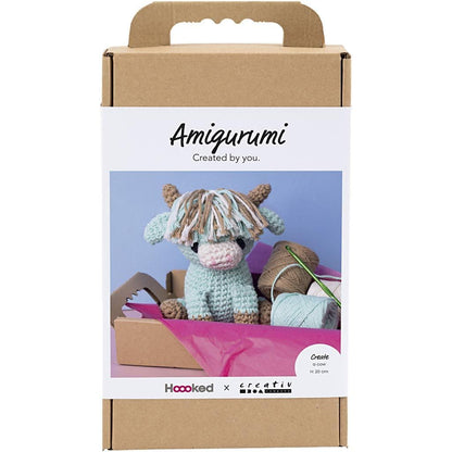 Creativ Company Amigurumi DIY haakset koe - beige, mint