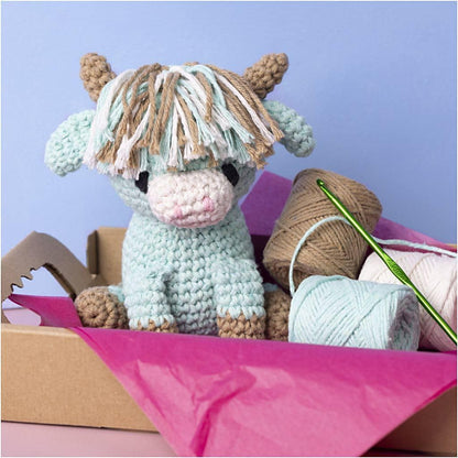 Creativ Company Amigurumi DIY haakset koe - beige, mint