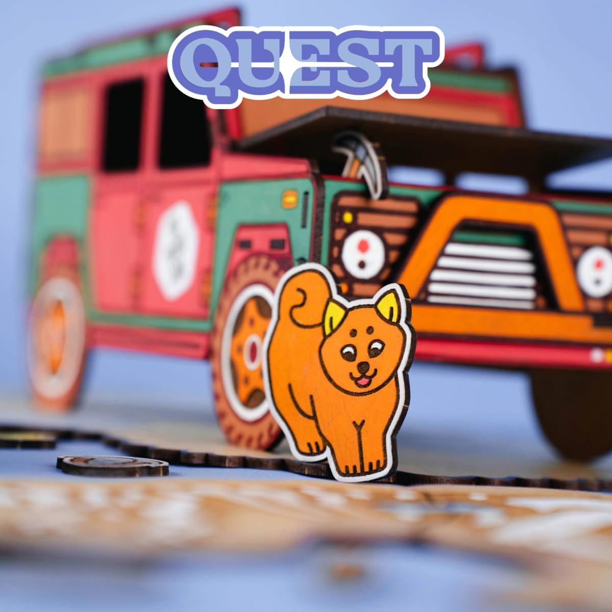 Rovers Excursion - Staycation - Houten puzzel met camper