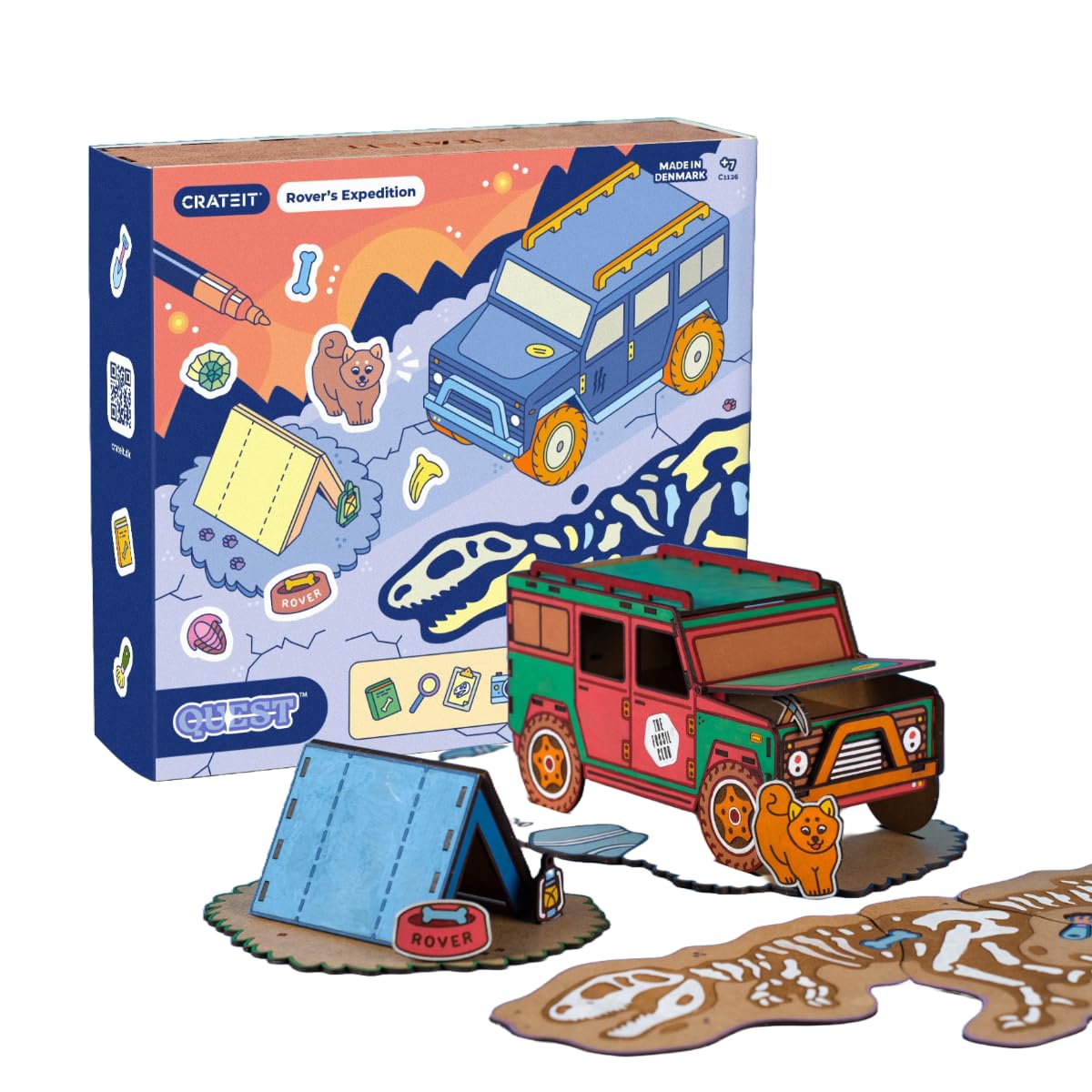 Rovers Excursion - Staycation - Houten puzzel met camper