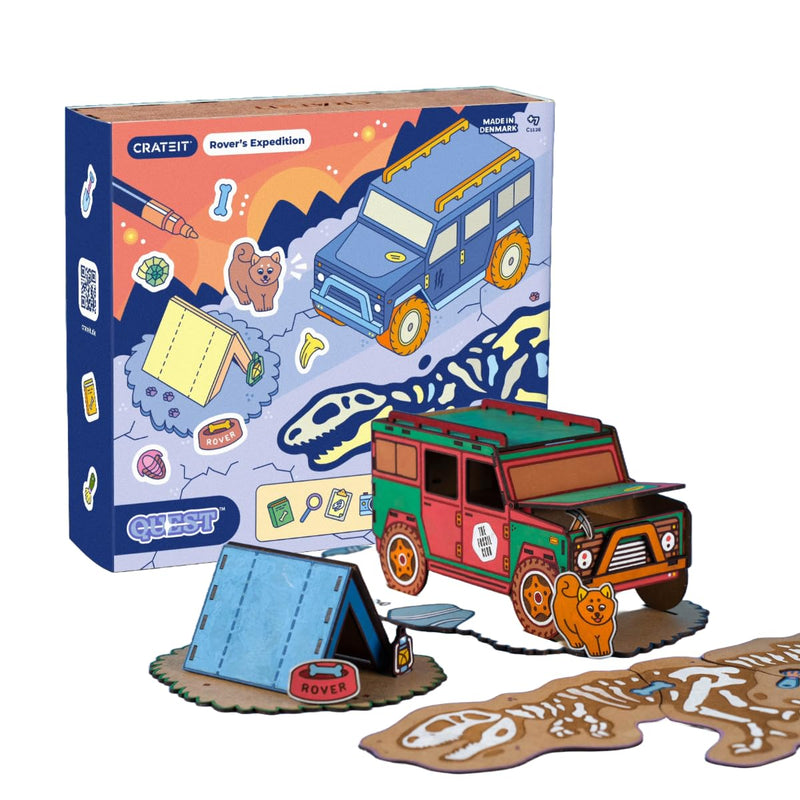 Rovers Excursion - Staycation - Houten puzzel met camper