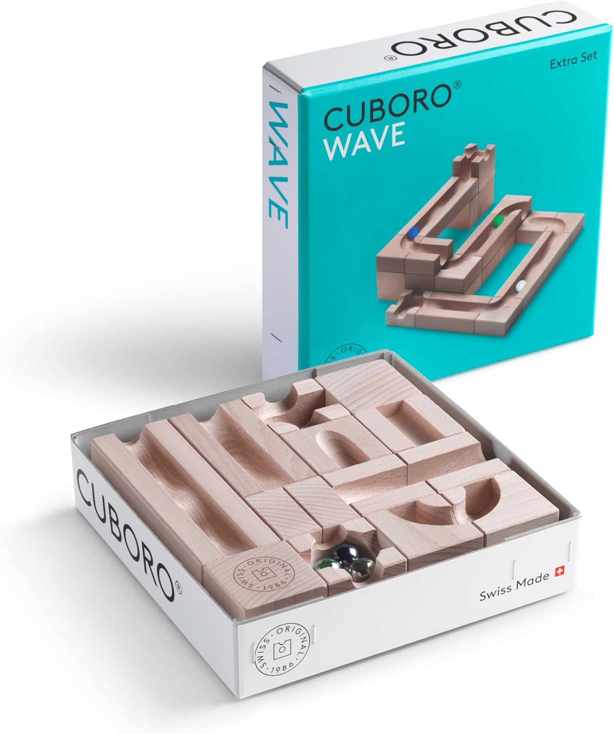 Uitbreiding - Cuboro Knikkerbaan - Wave
