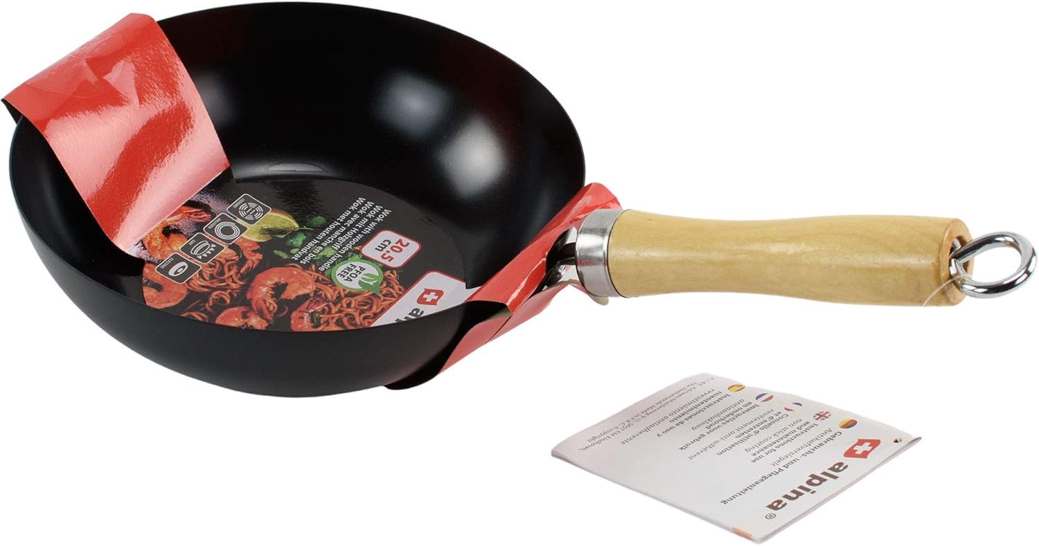 Wokpan Houten Handvat 205x6cm