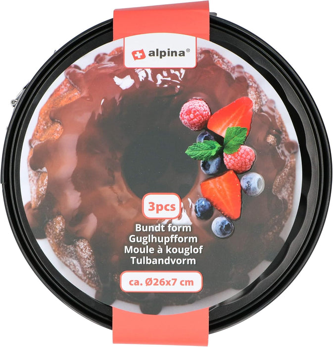 Tulbandvorm 26x7cm - 3dlg.