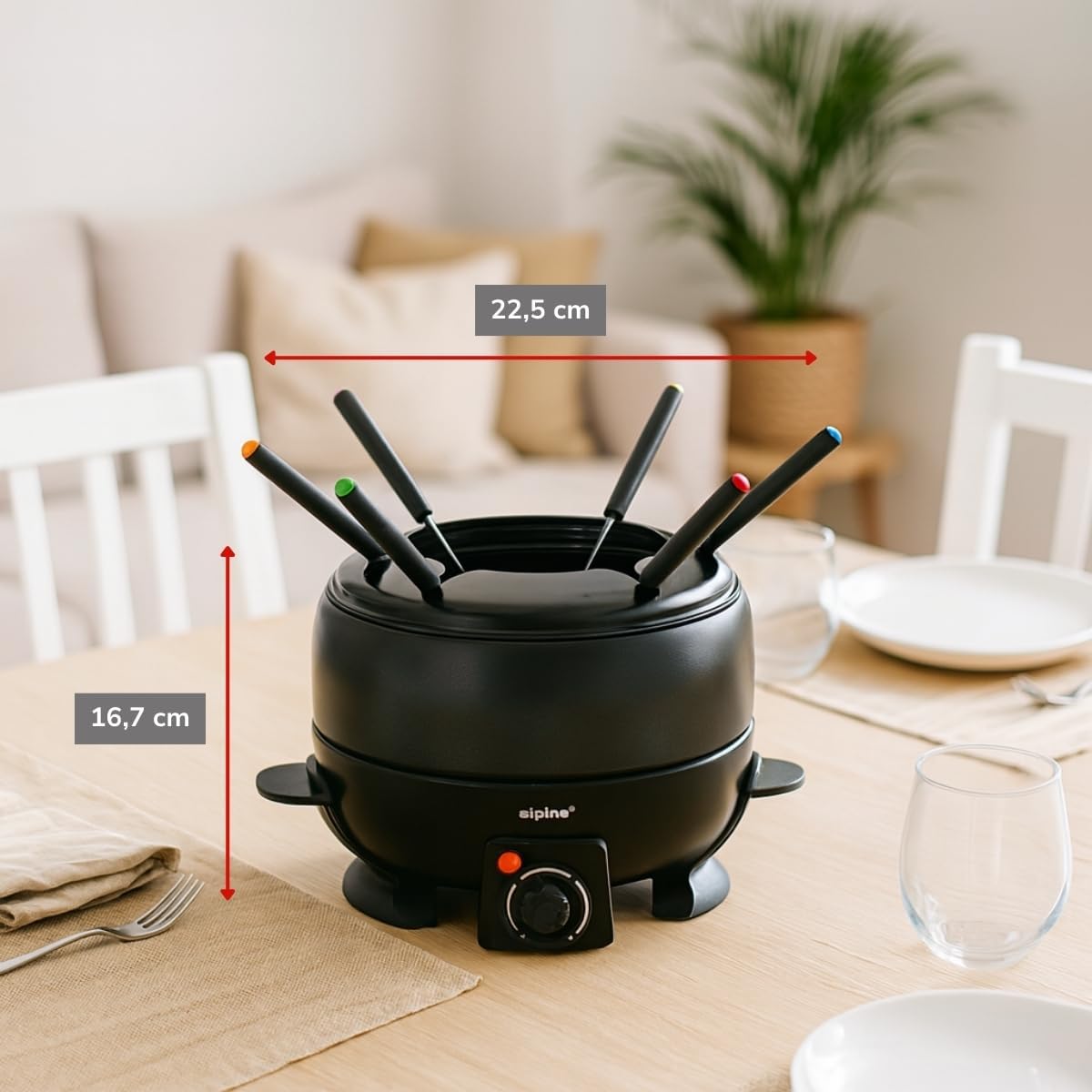 Fondueset 230V 23L