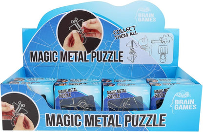 Brain Games IQ puzzel metaal 8ass 5-7cm