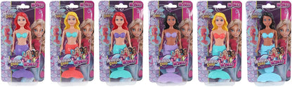 Van Manen zeemeermin speelgoed met opwindfunctie 18,5cm - Mermaid Stars