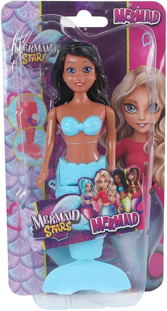 Van Manen zeemeermin speelgoed met opwindfunctie 18,5cm - Mermaid Stars