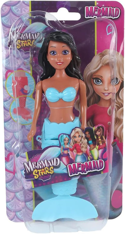 Van Manen zeemeermin speelgoed met opwindfunctie 18,5cm - Mermaid Stars