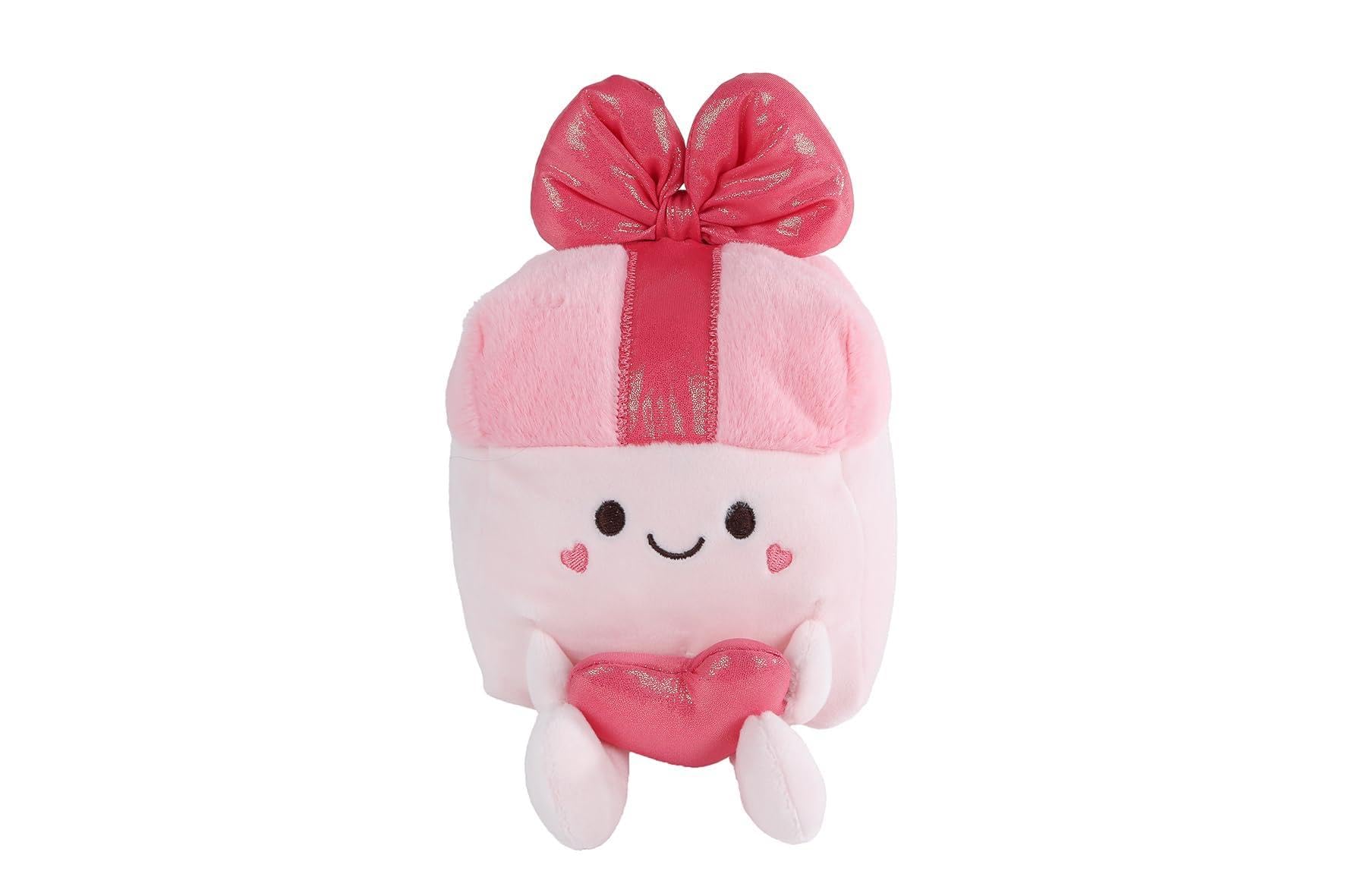 Vedes pluche knuffel cadeau 19,5cm - zacht pluche hart speelgoed