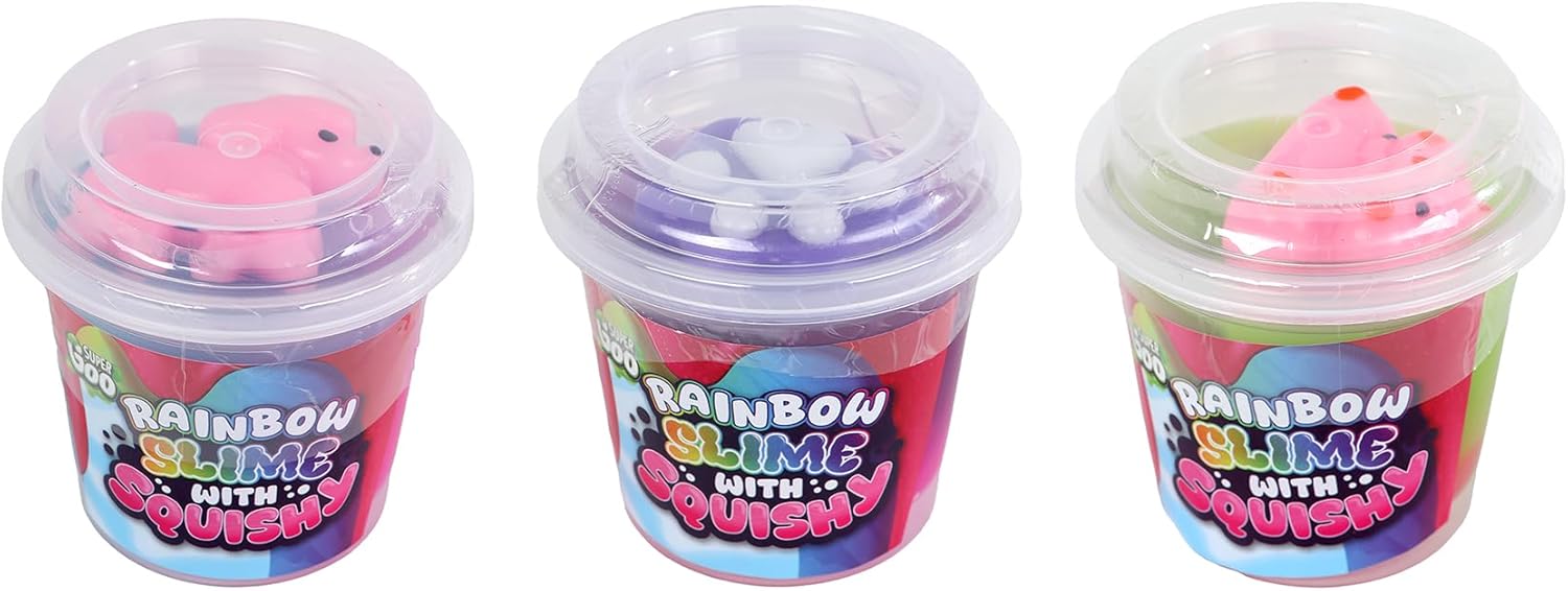 Super Goo regenboog putty met squishy 90gram 3ass