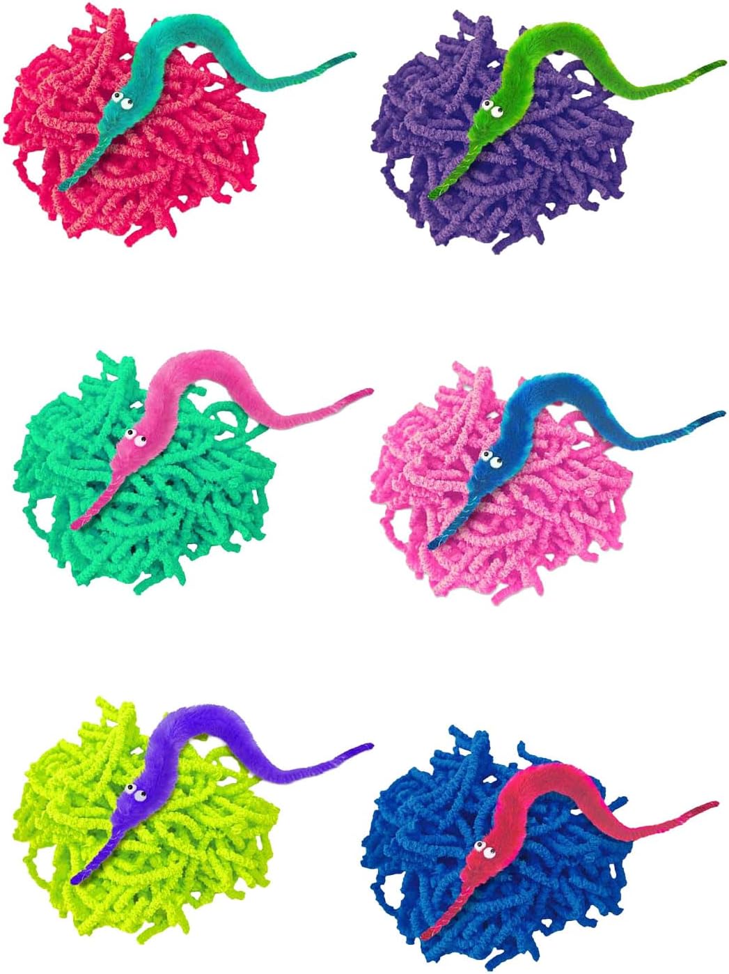 Toi-Toys magic worm toy set - colorful magic worms 50g