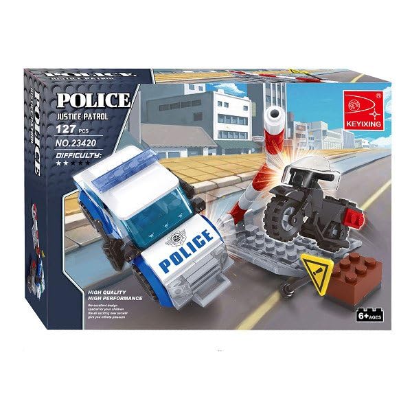 Police Roadblock Building Kit