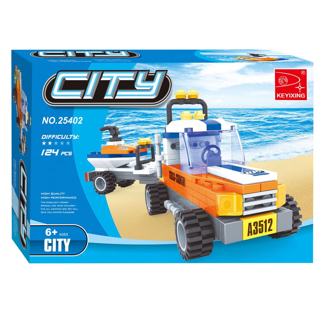 Beach Rescue Service Construction Set