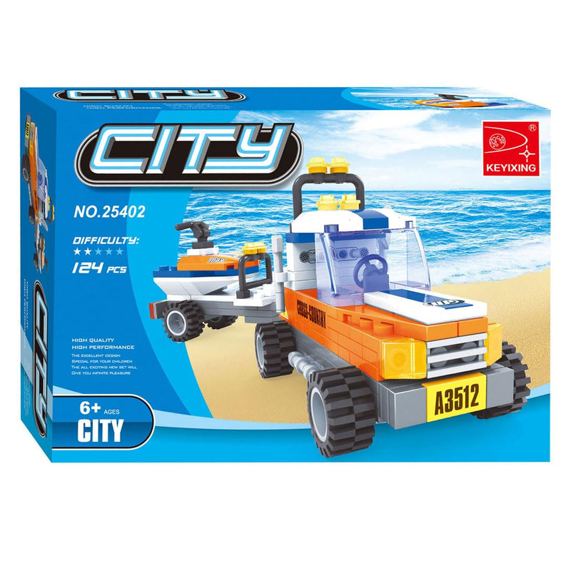 Beach Rescue Service Construction Set