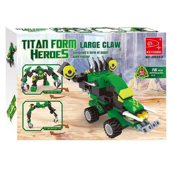 Construction set Titan Transform Green