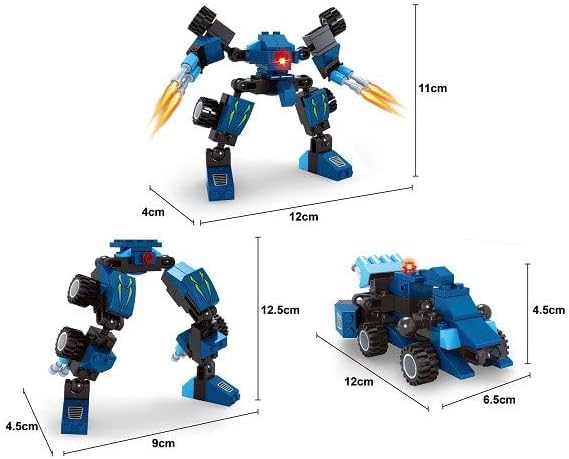 Bouwset Titan Transformeer Blauw - 71dlg.