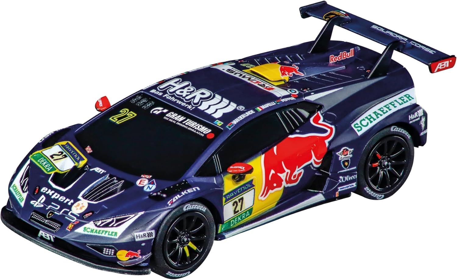 Pull & SPEED Carrera, ABT Sportsline Twinpack, twee terugtrekauto's met pull-back-functie en vrijloop, schaal 1:43, eenvoudig terugtrekken en loslaten voor speelplezier vol actie